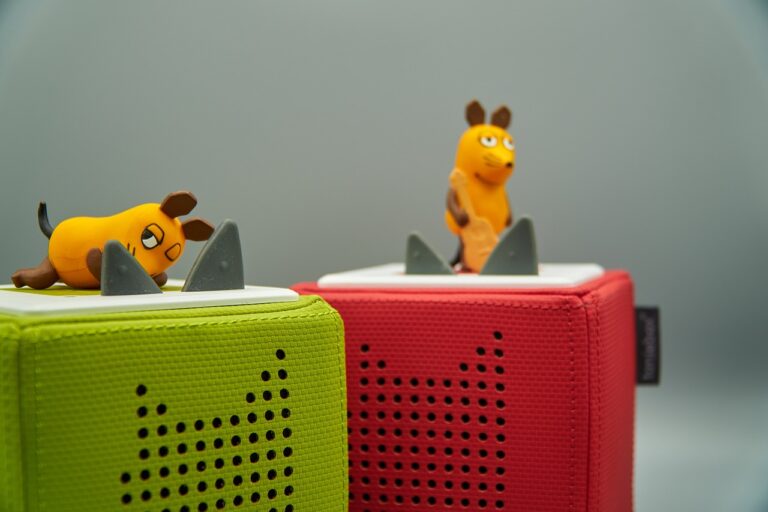 Toniebox als robuste und einfache Soundbox beim intensiven Airsoft-Spiel im Gelände